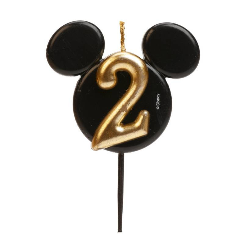 Bougies Mickey Chiffre N°2 - Dekora Bougies Mickey Chiffre N°2 - Dekora