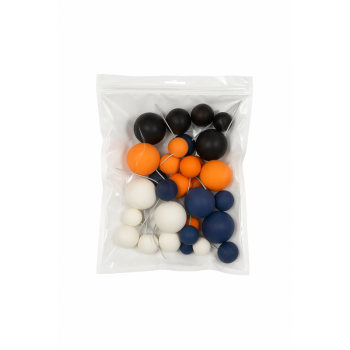 Set 32 Boules Décoratives avec Tiges Halloween - Azucren