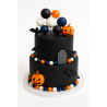 Set 32 Boules Décoratives avec Tiges Halloween - Azucren Set 32 Boules Décoratives avec Tiges Halloween - Azucren
