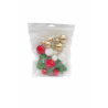 Set 32 Boules Décoratives avec Tiges Noël - Azucren Set 32 Boules Décoratives avec Tiges Noël - Azucren