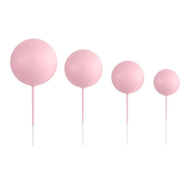 Set 20 Boules Décoratives Rose Clair - Azucren Set 20 Boules Décoratives Rose Clair - Azucren