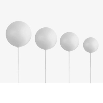Set 20 Boules Décoratives Blanc - Azucren