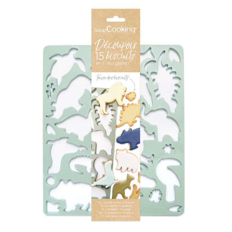 Plaque Emporte Pièce Multi Animaux - ScrapCooking Plaque Emporte Pièce Multi Animaux - ScrapCooking