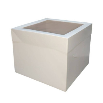 Boite à gâteaux avec Fenêtre Supérieure L30 × L30 × H30 cm