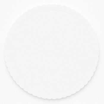 Cake Board Extra Forte à Texture Blanc Ø 20 cm - Azucren