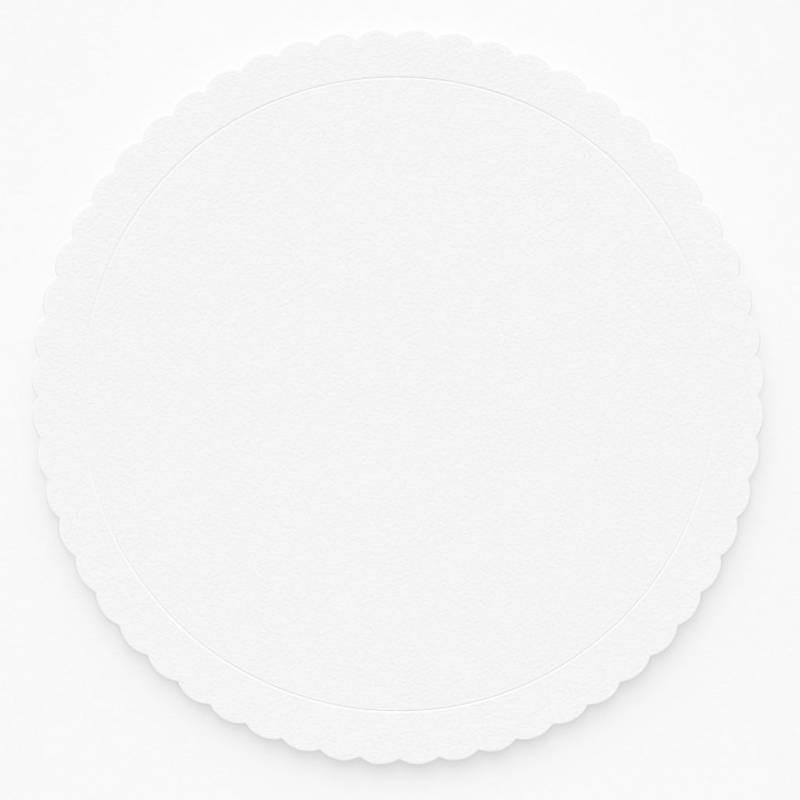 Cake Board Extra Forte à Texture Blanc Ø 20 cm - Azucren Cake Board Extra Forte à Texture Blanc Ø 20 cm - Azucren