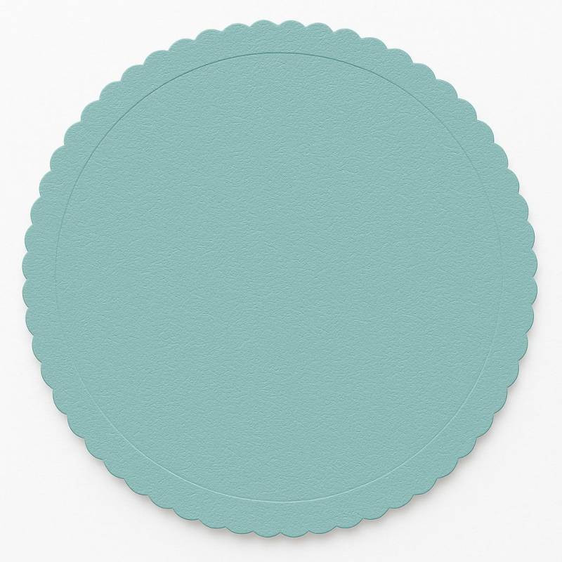 Cake Board Extra Forte à Texture Bleu Turquoise Ø 20 cm - Azucren Cake Board Extra Forte à Texture Bleu Turquoise Ø 20 cm - Azucren