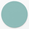 Cake Board Extra Forte à Texture Bleu Turquoise Ø 20 cm - Azucren Cake Board Extra Forte à Texture Bleu Turquoise Ø 20 cm - Azucren