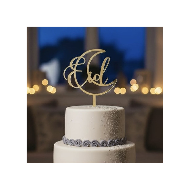 Topper cake Eid et Lune