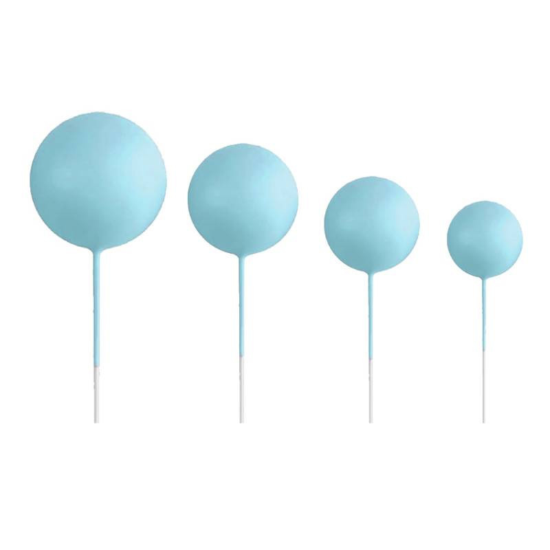 Set 20 Boules Décoratives Bleu Clair - Azucren Set 20 Boules Décoratives Bleu Clair - Azucren