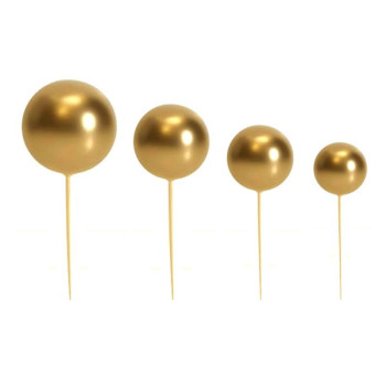 Set 20 Boules Décoratives Or - Azucren