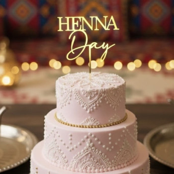 Topper cake modèle Henna Day