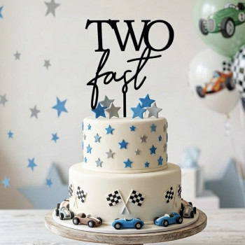 Topper cake modèle Two fast