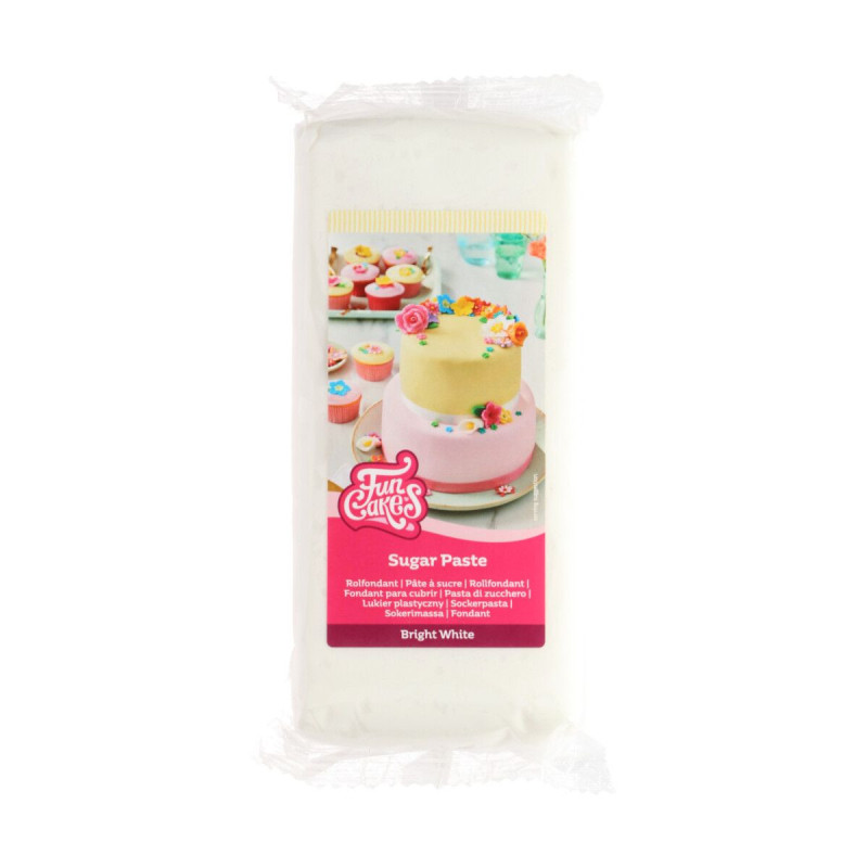 Pâte à sucre FunCakes Blanc 1kg