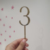 Topper Cake chiffre