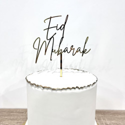 Topper cake Eid Mubarak simple